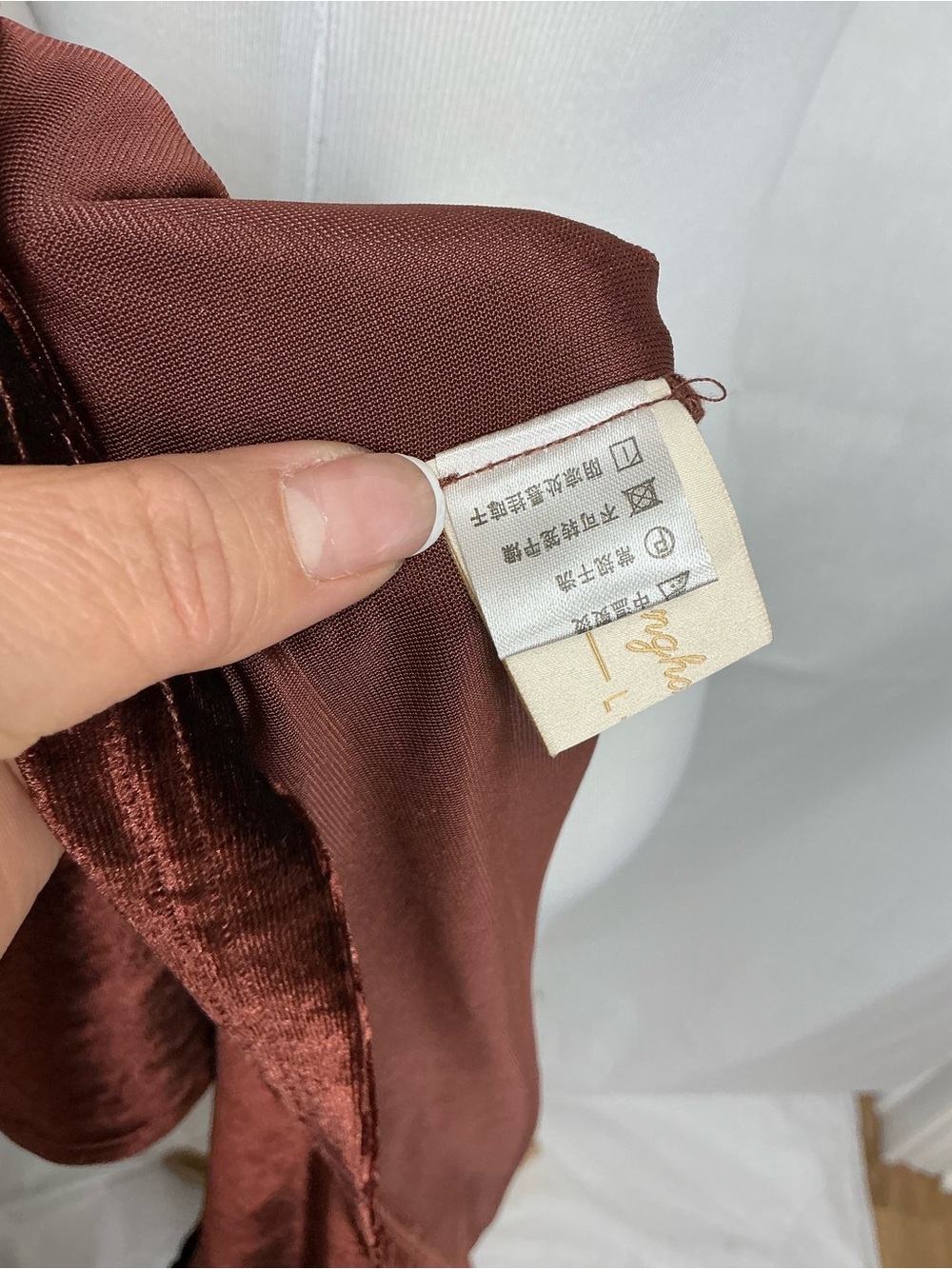 2202 - Ruched Velvet Peplum Maxi Dress in Deep Chocolate - Picture 10 of 12